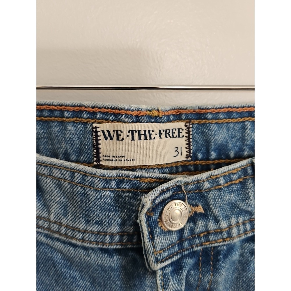 Free People‎ We The Free Deep Size 31 - Xena High Rise Slim Straight - Picture 4 of 16